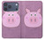 S3269 Porc Dessin animé Etui Coque Housse pour iPhone 17 Pro Max