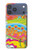 S3407 hippie Art Etui Coque Housse pour iPhone 17 Pro Max