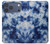 S3439 Tissu Indigo Tie Dye Etui Coque Housse pour iPhone 17 Pro Max