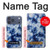 S3439 Tissu Indigo Tie Dye Etui Coque Housse pour iPhone 17 Pro Max