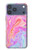 S3444 Art numérique liquide coloré Etui Coque Housse pour iPhone 17 Pro Max, 18 Pro Max