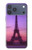 S3447 Paris Eiffel Le coucher du soleil Etui Coque Housse pour iPhone 17 Pro Max