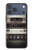 S3501 Lecteur cassette millésimé Etui Coque Housse pour iPhone 17 Pro Max, 18 Pro Max