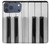 S3524 Clavier de piano Etui Coque Housse pour iPhone 17 Pro Max