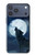 S3693 Pleine lune du loup blanc sinistre Etui Coque Housse pour iPhone 17 Pro Max