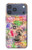 S3904 Timbres de voyage Etui Coque Housse pour iPhone 17 Pro Max, 18 Pro Max
