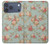 S3910 Rosier millésimé Etui Coque Housse pour iPhone 17 Pro Max, 18 Pro Max