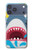S3947 Caricature d'hélicoptère de requin Etui Coque Housse pour iPhone 17 Pro Max