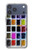S3956 Graphique de boîte à palette aquarelle Etui Coque Housse pour iPhone 17 Pro Max