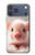 S3979 Bébé cochon mignon Etui Coque Housse pour iPhone 17 Pro Max