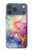 S4001 Lilas abstrait multicolore, émeraude Etui Coque Housse pour iPhone 17 Pro Max