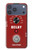 S4011 Graphique de guitare analogique rouge avec delay Etui Coque Housse pour iPhone 17 Pro Max, 18 Pro Max