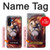 S0691 Peinture Leo Etui Coque Housse pour Samsung Galaxy A17
