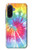 S1697 Tie Dye coloré imprimé graphique Etui Coque Housse pour Samsung Galaxy A17