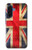 S2303 Drapeau britannique UK Millésime Etui Coque Housse pour Samsung Galaxy A17, A18