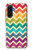 S2362 Arc en ciel coloré Shavron Zig zag Etui Coque Housse pour Samsung Galaxy A17