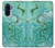 S2653 Dragon Vert Turquoise Pierre Graphique Etui Coque Housse pour Samsung Galaxy A17