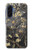 S2664 Noir Fleur Amandier Van Gogh Etui Coque Housse pour Samsung Galaxy A17