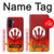 S2803 Feu Rouge Diable Lance Symbole Etui Coque Housse pour Samsung Galaxy A17