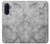 S2845 Texture en marbre gris Etui Coque Housse pour Samsung Galaxy A17, A18