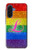 S2900 Arc en ciel LGBT Fierté lesbienne Drapeau Etui Coque Housse pour Samsung Galaxy A17