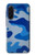 S2958 Armée Bleu Camo Camouflage Etui Coque Housse pour Samsung Galaxy A17