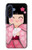 S3042 Japon fille Hina Sakura Kimono Poupée Etui Coque Housse pour Samsung Galaxy A17