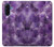 S3713 Graphique violet améthyste à quartz imprimé Etui Coque Housse pour Samsung Galaxy A17