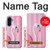 S3805 Flamant Rose Pastel Etui Coque Housse pour Samsung Galaxy A17