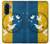 S3857 Colombe de la paix drapeau ukrainien Etui Coque Housse pour Samsung Galaxy A17