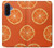 S3946 Motif orange sans couture Etui Coque Housse pour Samsung Galaxy A17