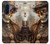S3949 Crâne Steampunk Fumer Etui Coque Housse pour Samsung Galaxy A17