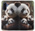 S4008 Famille de pandas Etui Coque Housse pour Samsung Galaxy A17