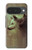 S0931 Loup Blanc Noir Etui Coque Housse pour Google Pixel 10, 10 Pro