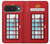 S2059 Angleterre britannique Cabine téléphonique Minimaliste Etui Coque Housse pour Google Pixel 10, 10 Pro
