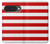 S2364 Rouge et blanc rayé Etui Coque Housse pour Google Pixel 10, 10 Pro