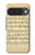 S2504 Millésimé Partitions Etui Coque Housse pour Google Pixel 10, 10 Pro