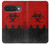 S2917 Biohazards Virus Alert Rouge Etui Coque Housse pour Google Pixel 10, 10 Pro