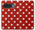 S2951 Rouge Pois Etui Coque Housse pour Google Pixel 10, 10 Pro