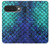 S3047 Vert Sirène écailles de poisson Etui Coque Housse pour Google Pixel 10, 10 Pro