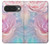 S3050 Pastel Fleurs millésimé Etui Coque Housse pour Google Pixel 10, 10 Pro