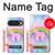 S3070 Arc en ciel pastel ciel Licorne Etui Coque Housse pour Google Pixel 10, 10 Pro