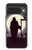 S3262 Lune de nuit faucheuse cimetière Etui Coque Housse pour Google Pixel 10, 10 Pro