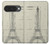 S3474 Dessin Architectural Eiffel Etui Coque Housse pour Google Pixel 10, 10 Pro