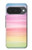 S3507 Coloré Arc-en-ciel pastel Etui Coque Housse pour Google Pixel 10, 10 Pro