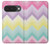 S3514 Arc en ciel Zigzag Etui Coque Housse pour Google Pixel 10, 10 Pro