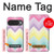 S3514 Arc en ciel Zigzag Etui Coque Housse pour Google Pixel 10, 10 Pro