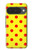 S3526 Rouge tache à pois Etui Coque Housse pour Google Pixel 10, 10 Pro