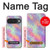 S3706 Arc-en-ciel pastel Galaxy Pink Sky Etui Coque Housse pour Google Pixel 10, 10 Pro