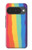 S3799 Arc-en-ciel aquarelle vertical mignon Etui Coque Housse pour Google Pixel 10, 10 Pro